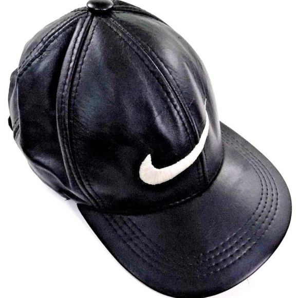 leather nike swoosh